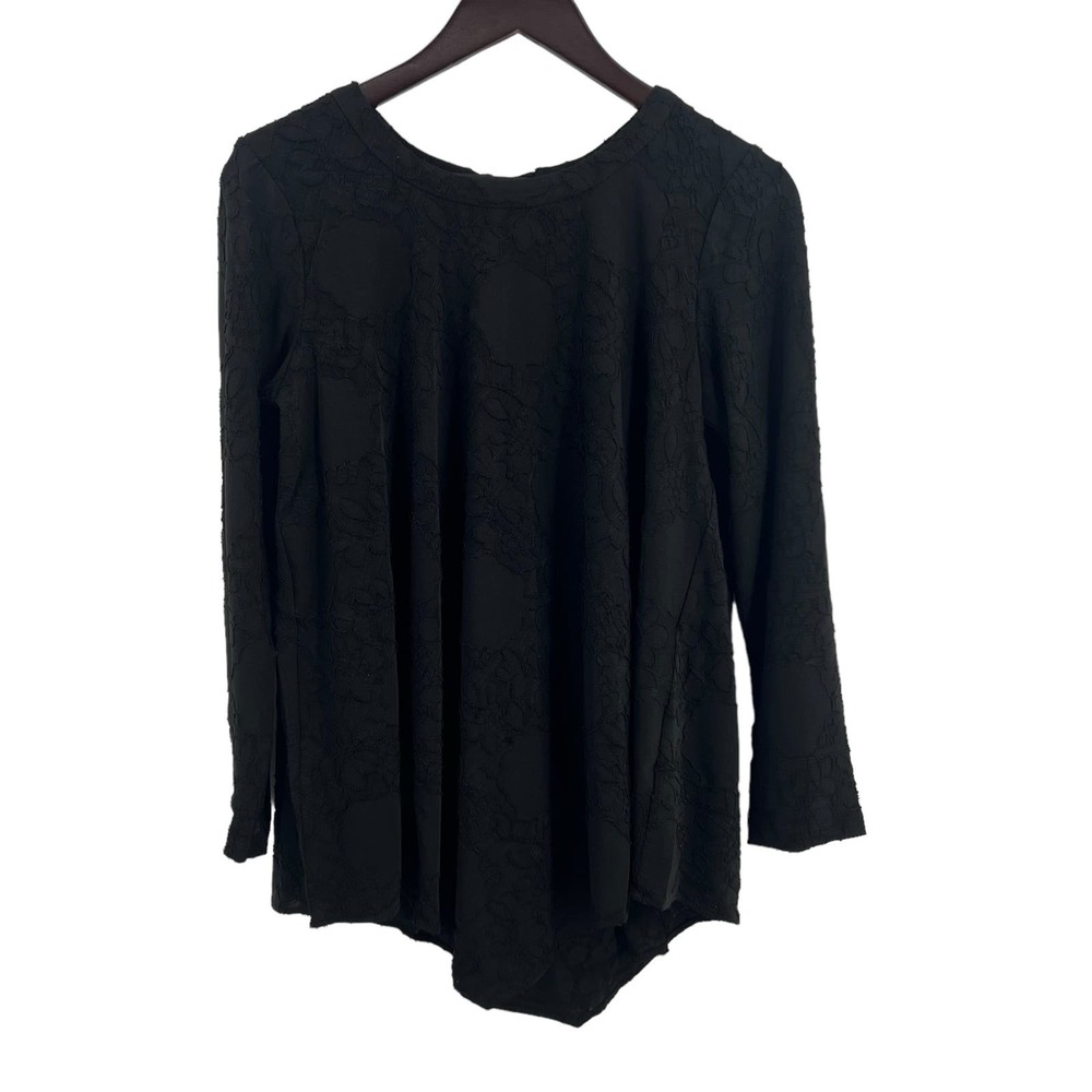 Susan Graver Black Lace‎ Top Size SP New